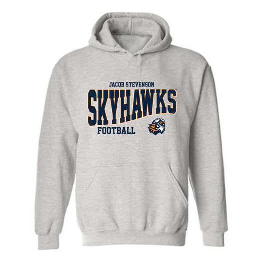 UT Martin - NCAA Football : Jacob Stevenson - Classic Fashion Shersey Hooded Sweatshirt-0