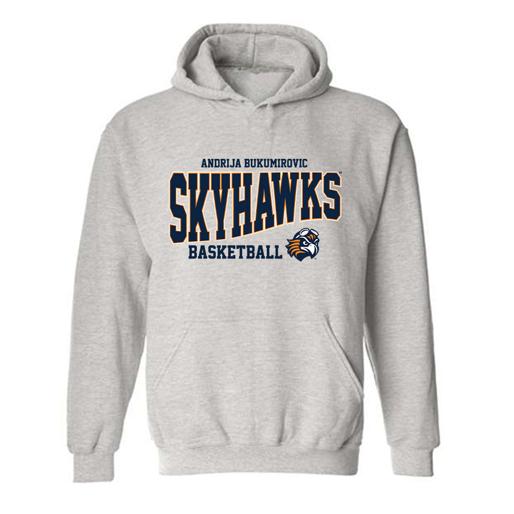UT Martin - NCAA Men's Basketball : Andrija Bukumirovic - Classic Fashion Shersey Hooded Sweatshirt