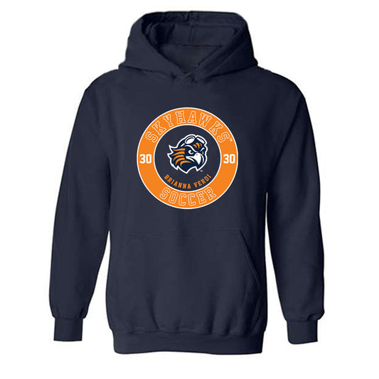 UT Martin - NCAA Women's Soccer : Brianna Verdi - Classic Fashion Shersey Hooded Sweatshirt-0