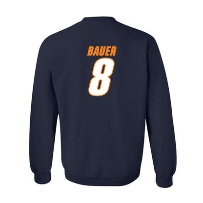 UT Martin - NCAA Football : Jase Bauer - Classic Shersey Crewneck Sweatshirt-1