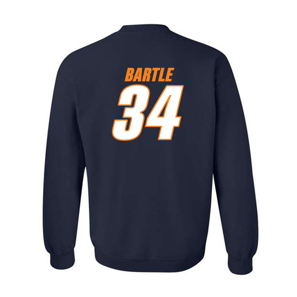 UT Martin - NCAA Baseball : Jeb Bartle - Classic Shersey Crewneck Sweatshirt-1