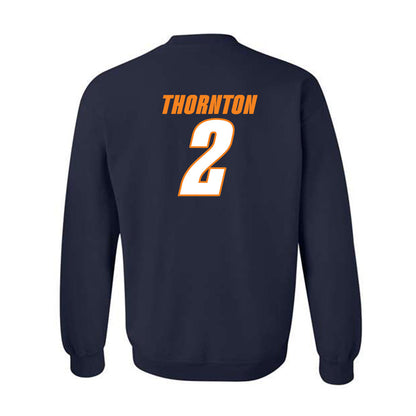 UT Martin - NCAA Baseball : Quincy Thornton - Classic Shersey Crewneck Sweatshirt-1