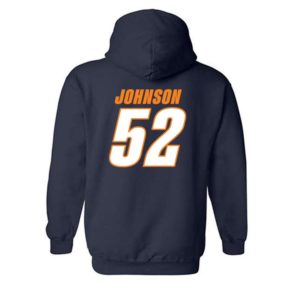 UT Martin - NCAA Football : Xavier Johnson - Classic Shersey Hooded Sweatshirt-1