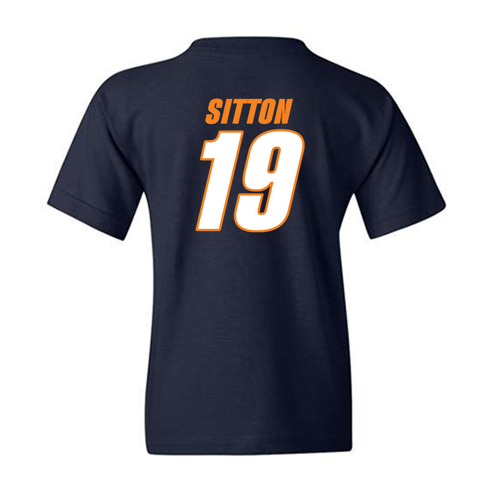 UT Martin - NCAA Baseball : Jacob Sitton - Classic Shersey Youth T-Shirt-1