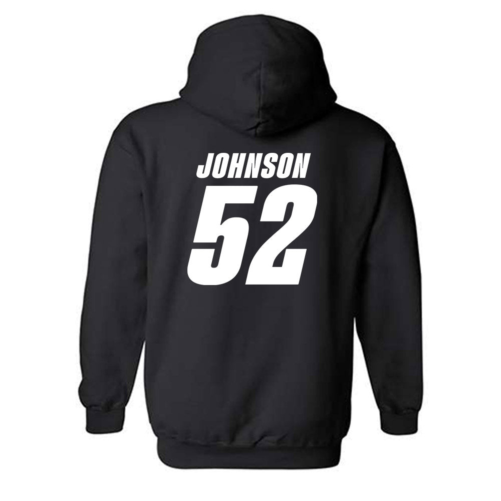 UT Martin - NCAA Football : Xavier Johnson - Classic Shersey Hooded Sweatshirt-1