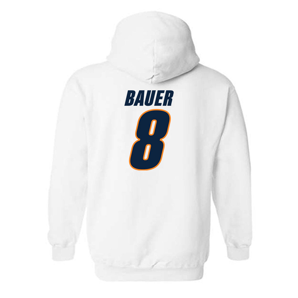 UT Martin - NCAA Football : Jase Bauer - Classic Shersey Hooded Sweatshirt-1