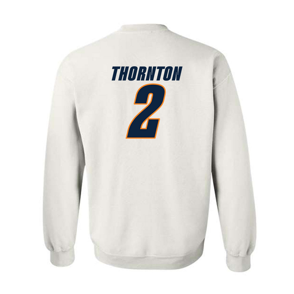 UT Martin - NCAA Baseball : Quincy Thornton - Classic Shersey Crewneck Sweatshirt-1