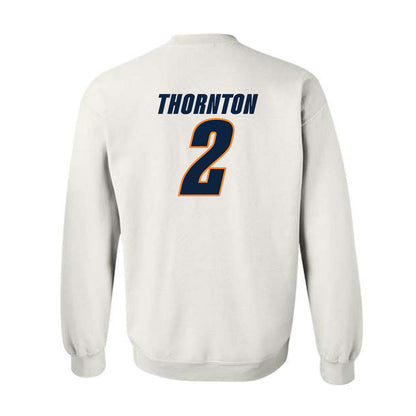 UT Martin - NCAA Baseball : Quincy Thornton - Classic Shersey Crewneck Sweatshirt-1