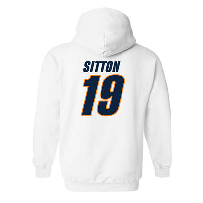 UT Martin - NCAA Baseball : Jacob Sitton - Classic Shersey Hooded Sweatshirt-1