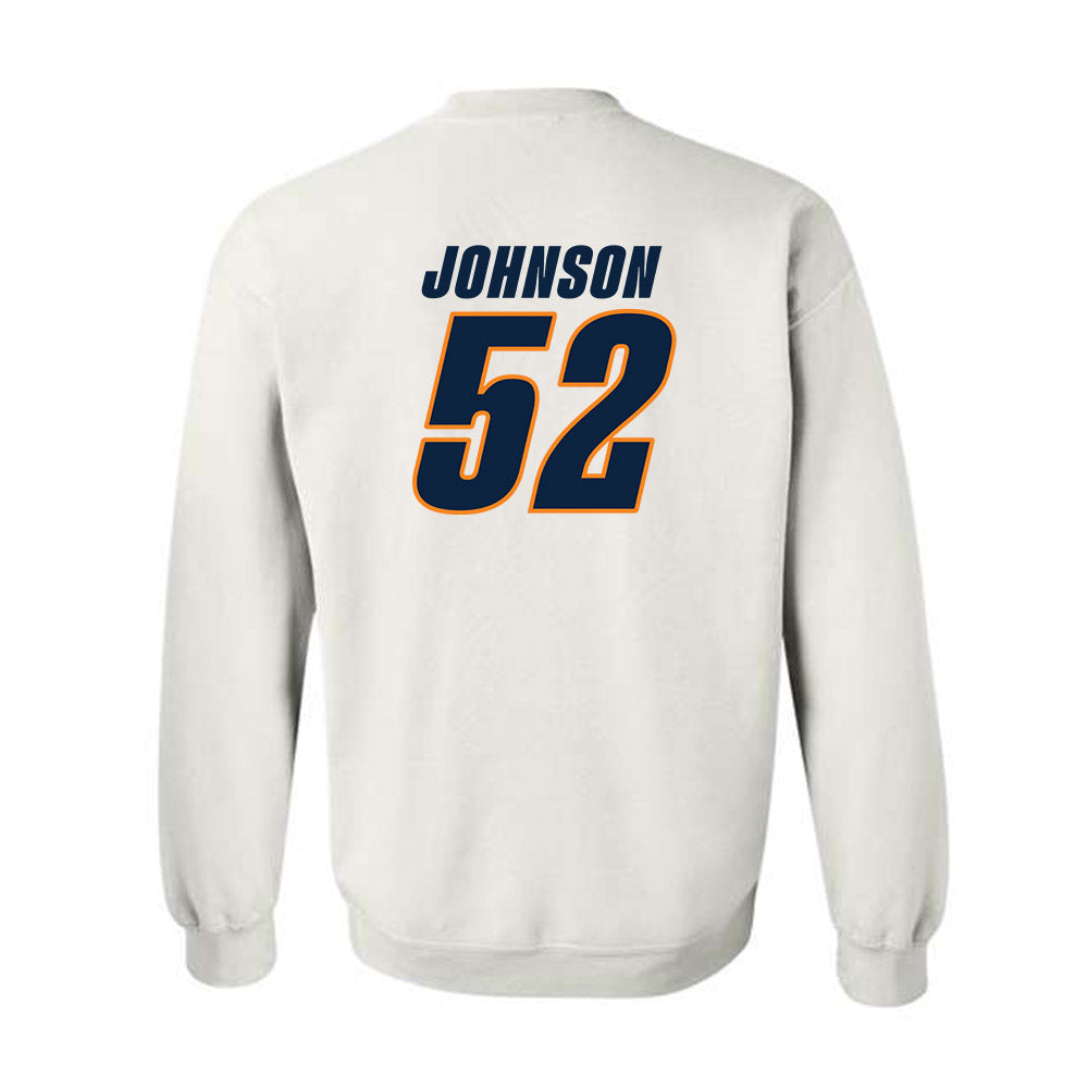 UT Martin - NCAA Football : Xavier Johnson - Classic Shersey Crewneck Sweatshirt-1