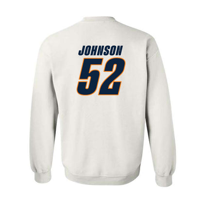 UT Martin - NCAA Football : Xavier Johnson - Classic Shersey Crewneck Sweatshirt-1