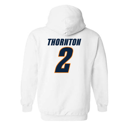 UT Martin - NCAA Baseball : Quincy Thornton - Classic Shersey Hooded Sweatshirt-1