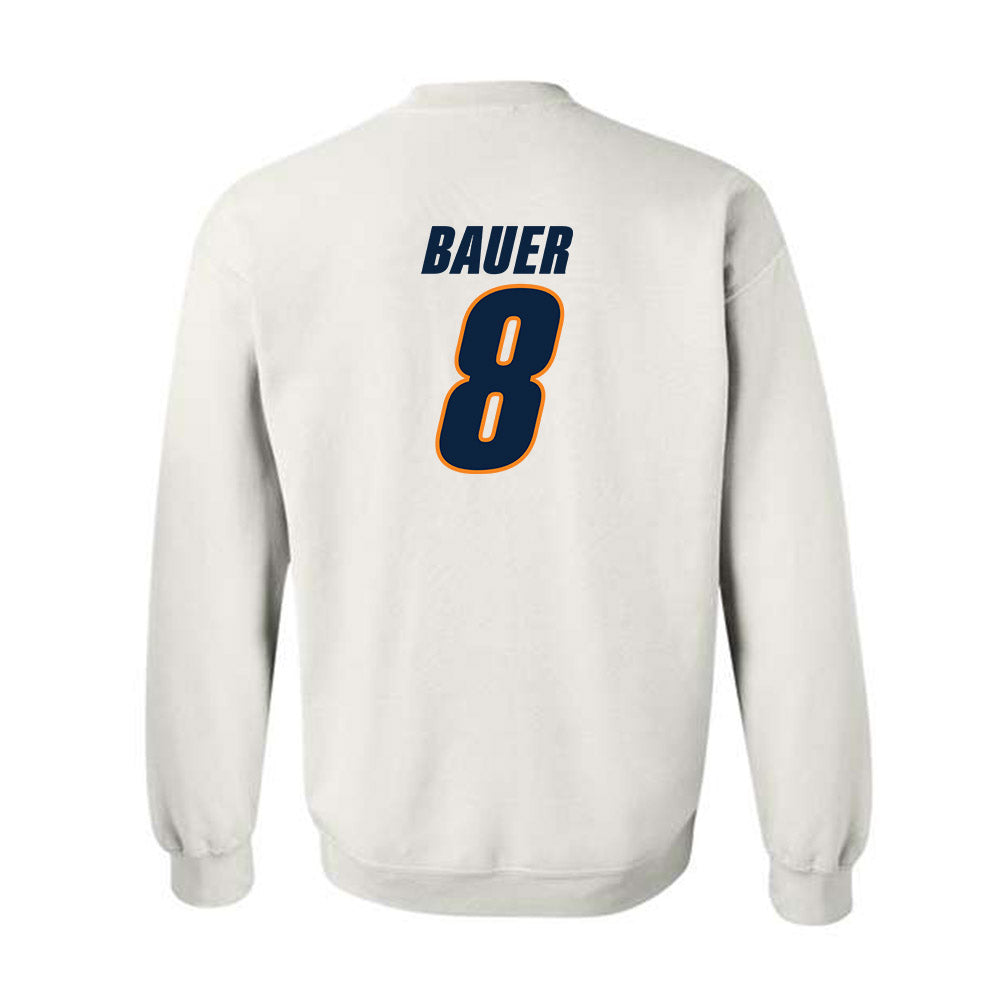 UT Martin - NCAA Football : Jase Bauer - Classic Shersey Crewneck Sweatshirt-1
