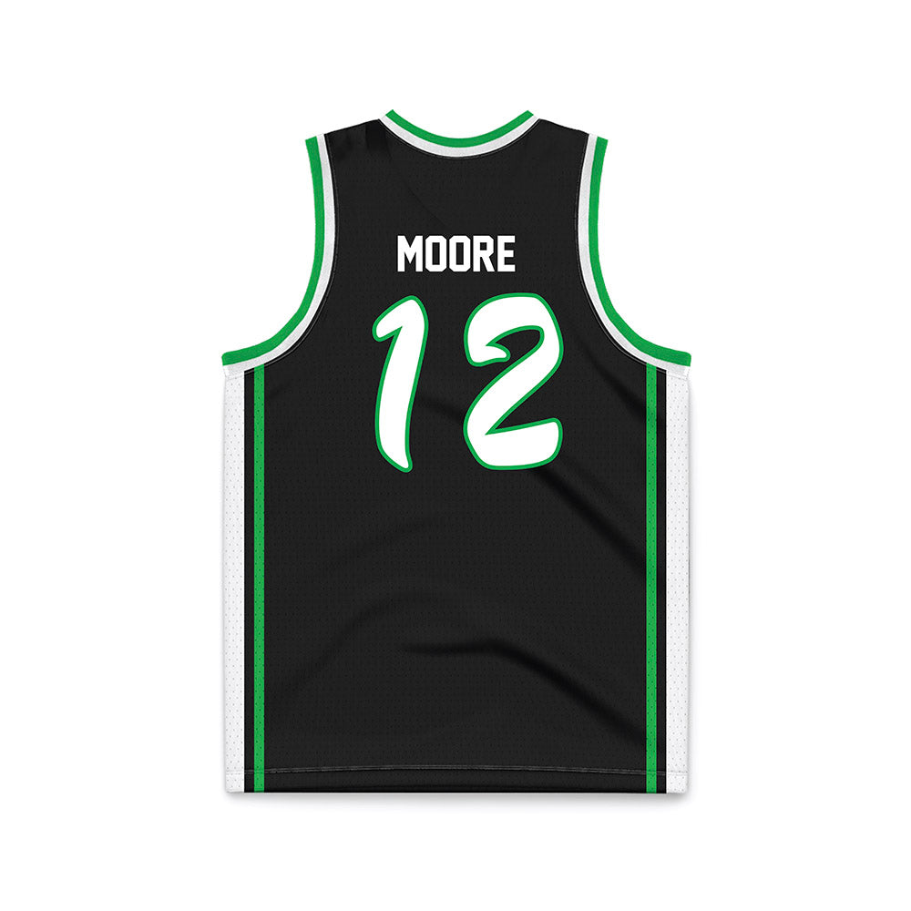 Marshall - NCAA Men's Basketball : Will Moore - Green Basketball Jersey-1