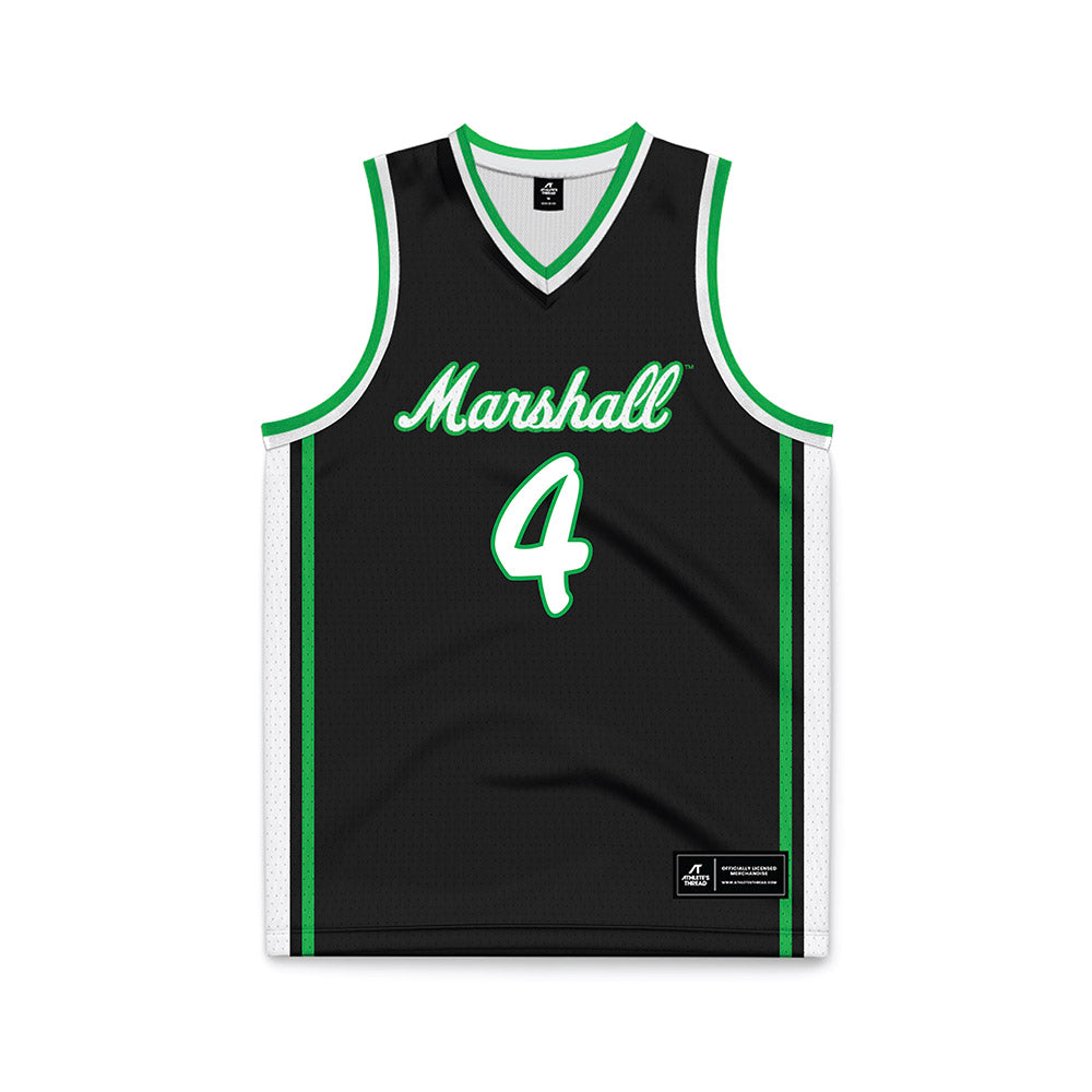 Marshall - NCAA Men's Basketball : Jakob Gibbs - Green Basketball Jersey