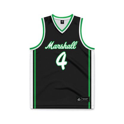 Marshall - NCAA Men's Basketball : Jakob Gibbs - Green Basketball Jersey