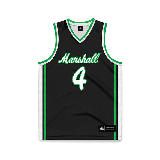 Marshall - NCAA Men's Basketball : Jakob Gibbs - Green Basketball Jersey