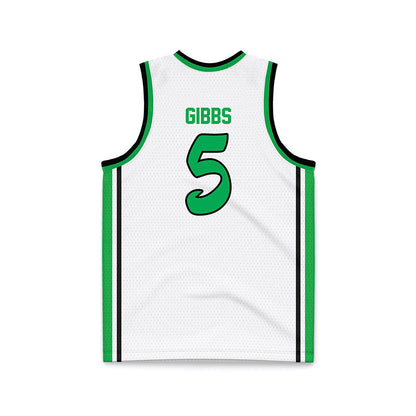 Marshall - NCAA Men's Basketball : Cade Gibbs - White Basketball Jersey