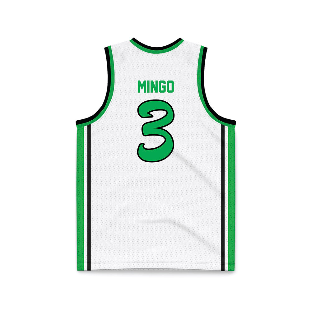 Marshall - NCAA Men's Basketball : Dezayne Mingo - White Basketball Jersey