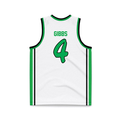 Marshall - NCAA Men's Basketball : Jakob Gibbs - White Basketball Jersey