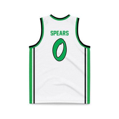 Marshall - NCAA Men's Basketball : Kai Spears - White Basketball Jersey