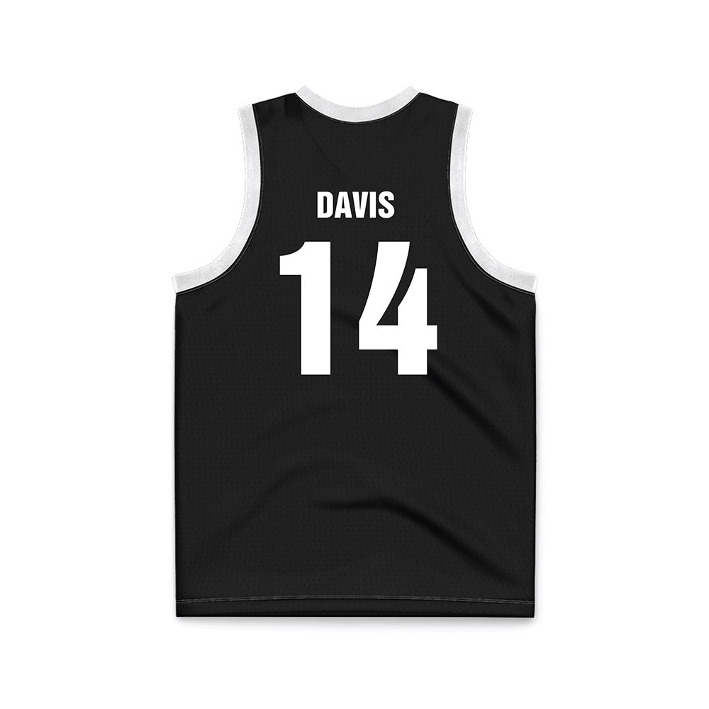 MTSU - NCAA Women's Basketball : Savannah Davis - Black Basketball Jersey-1