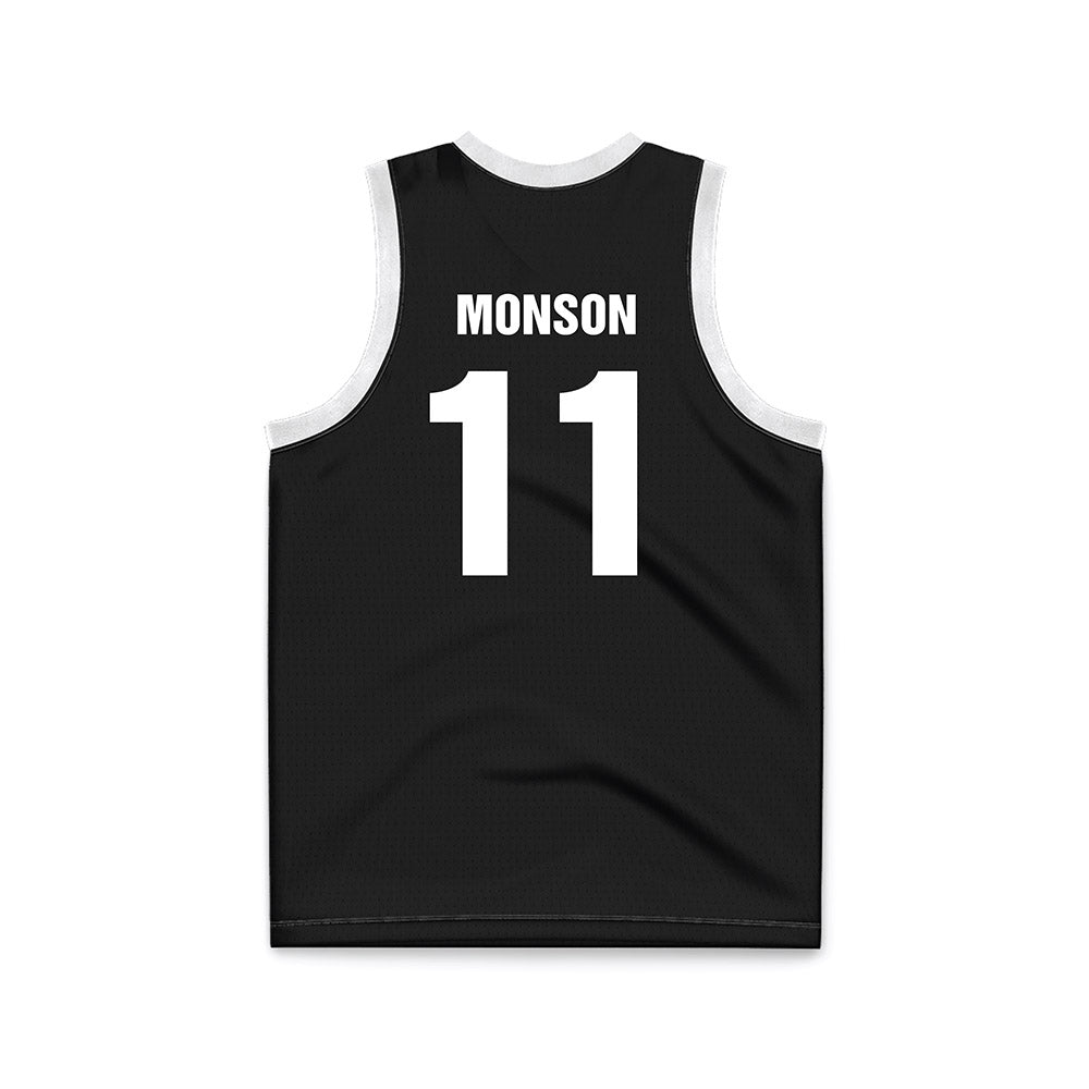 MTSU - NCAA Women's Basketball : Emily Monson - Black Basketball Jersey