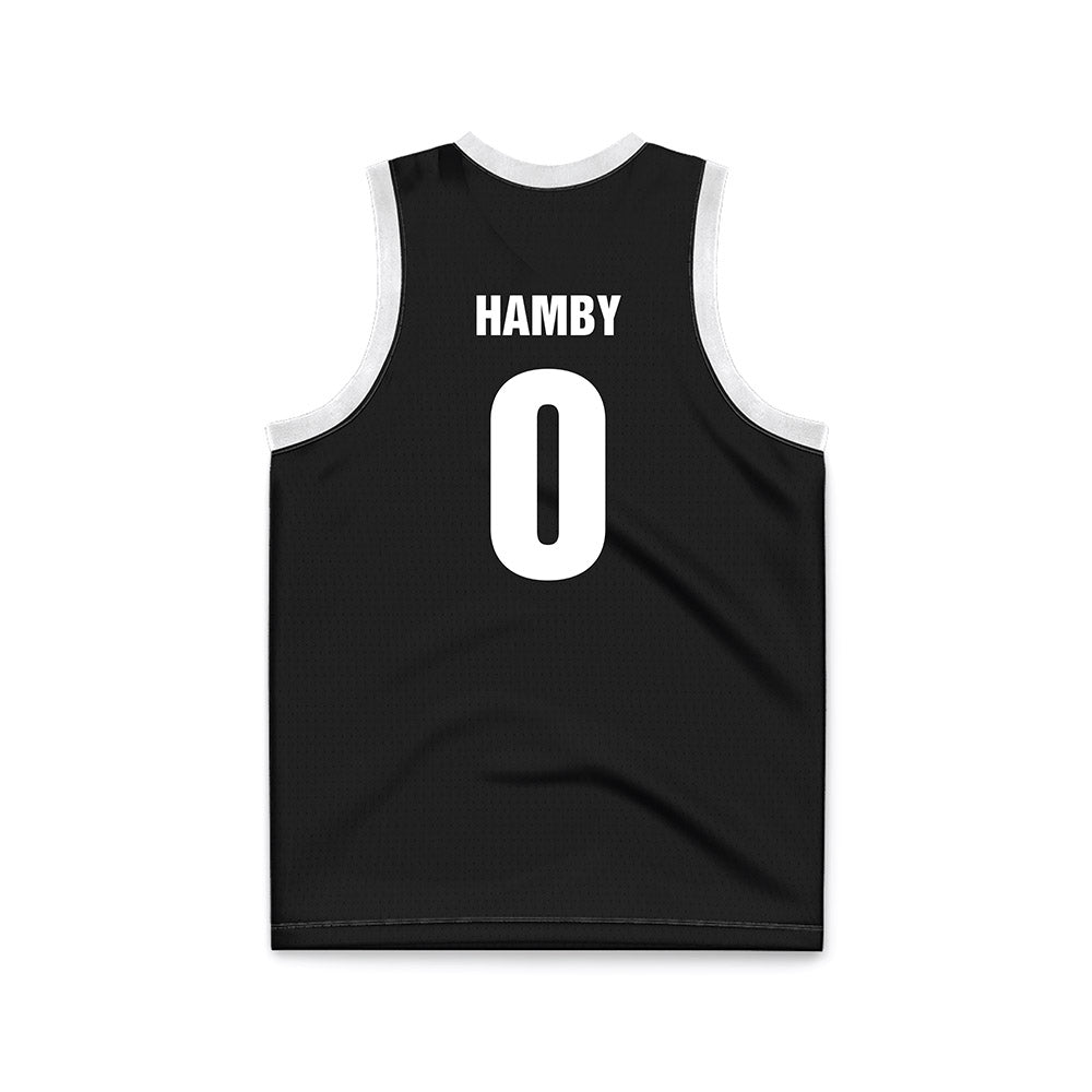 MTSU - NCAA Women's Basketball : Gracie Hamby - Black Basketball Jersey-1