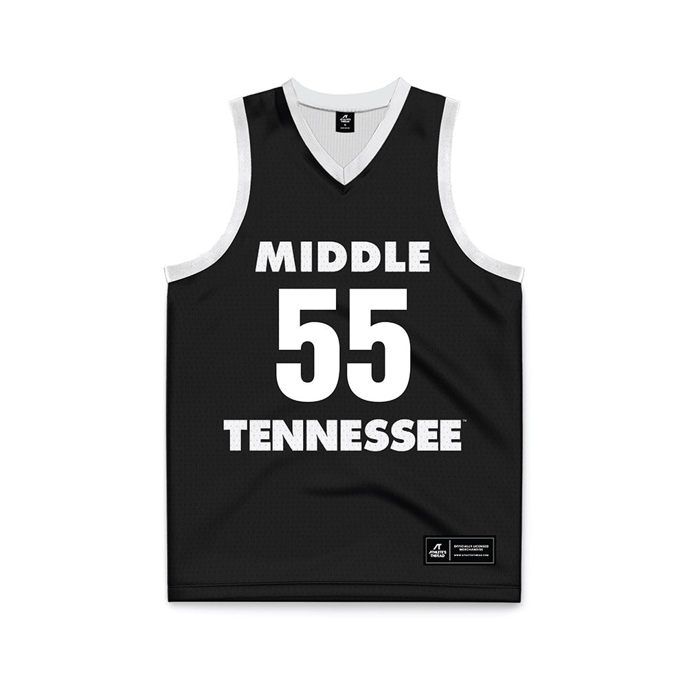 MTSU - NCAA Women's Basketball : Iuliia Grabovskaia - Black Basketball Jersey