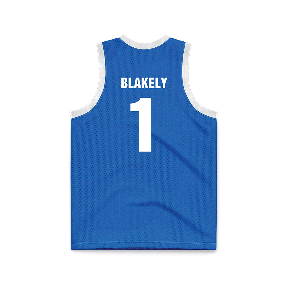 MTSU - NCAA Women's Basketball : Courtney Blakely - Blue Basketball Jersey