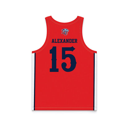 Liberty - NCAA Women's Basketball : Maleah Alexander - Red Basketball Jersey