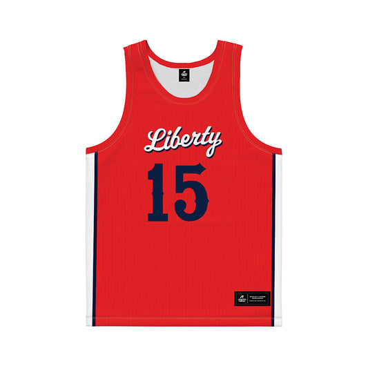 Liberty - NCAA Women's Basketball : Maleah Alexander - Red Basketball Jersey