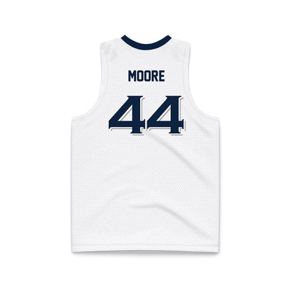 Xavier - NCAA Women's Basketball : Mya Moore - White Basketball Jersey-1