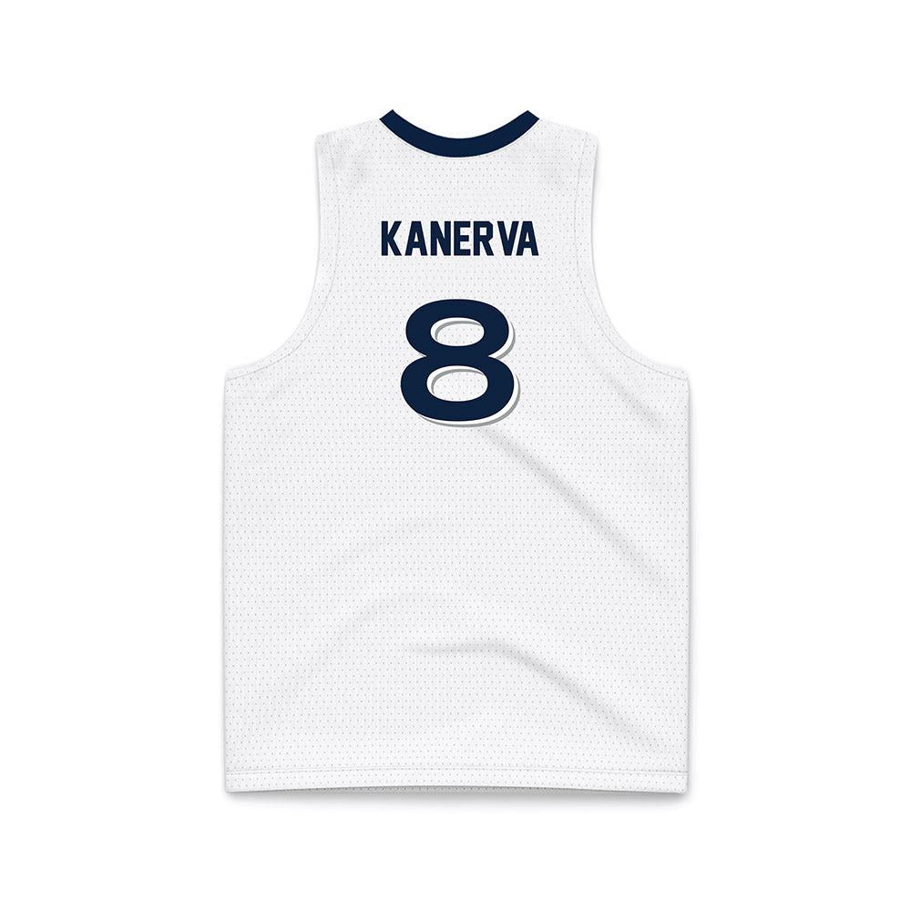 Xavier - NCAA Women's Basketball : Meri Kanerva - White Basketball Jersey-1