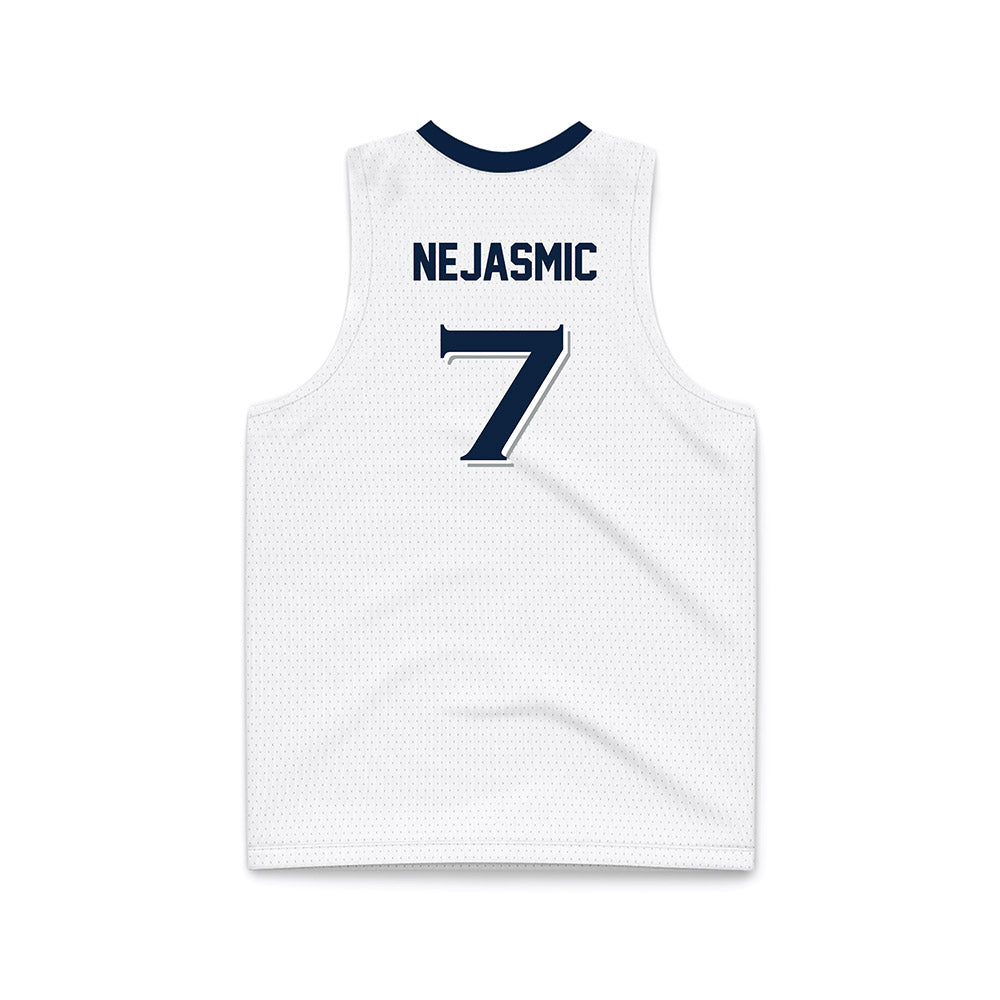 Xavier - NCAA Women's Basketball : Vivien Nejasmic - White Basketball Jersey-1