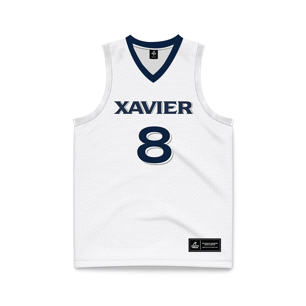 Xavier - NCAA Women's Basketball : Meri Kanerva - White Basketball Jersey-0