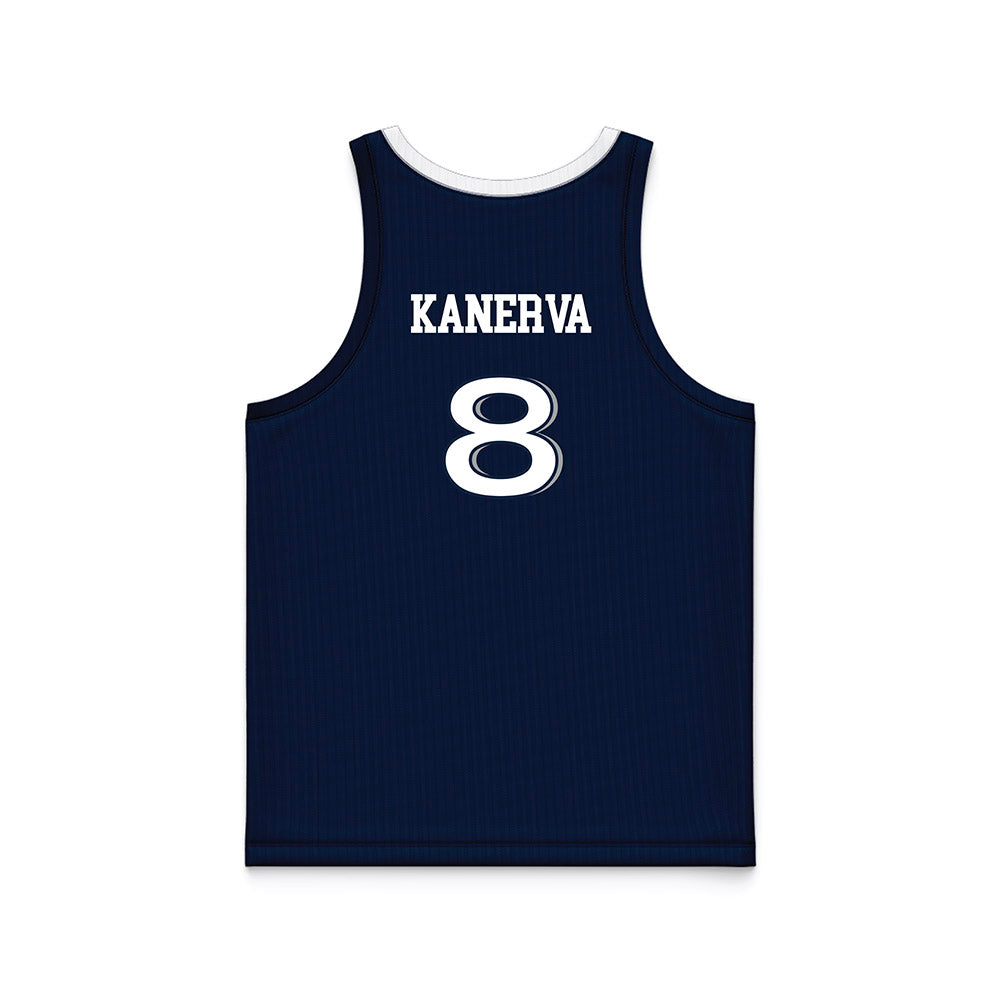 Xavier - NCAA Women's Basketball : Meri Kanerva - Navy Basketball Jersey-1