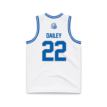 Drake - NCAA Women's Basketball : Brooklin Dailey - White Basketball Jersey