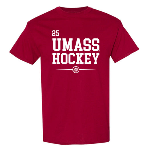 UMass - NCAA Men's Ice Hockey : Cam Dunn - Classic Fashion Shersey T-Shirt-0