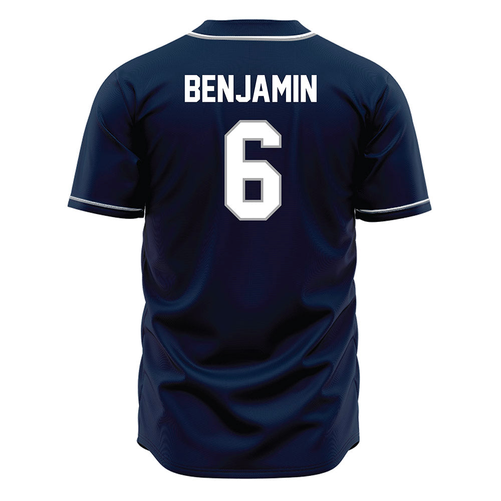 UNF - NCAA Baseball : Sean Benjamin - Blue Jersey-1