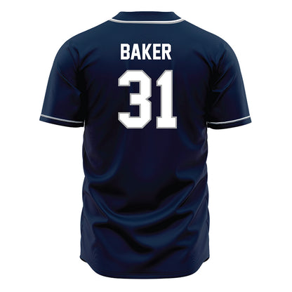 UNF - NCAA Baseball : Brennan Baker - Blue Jersey-1