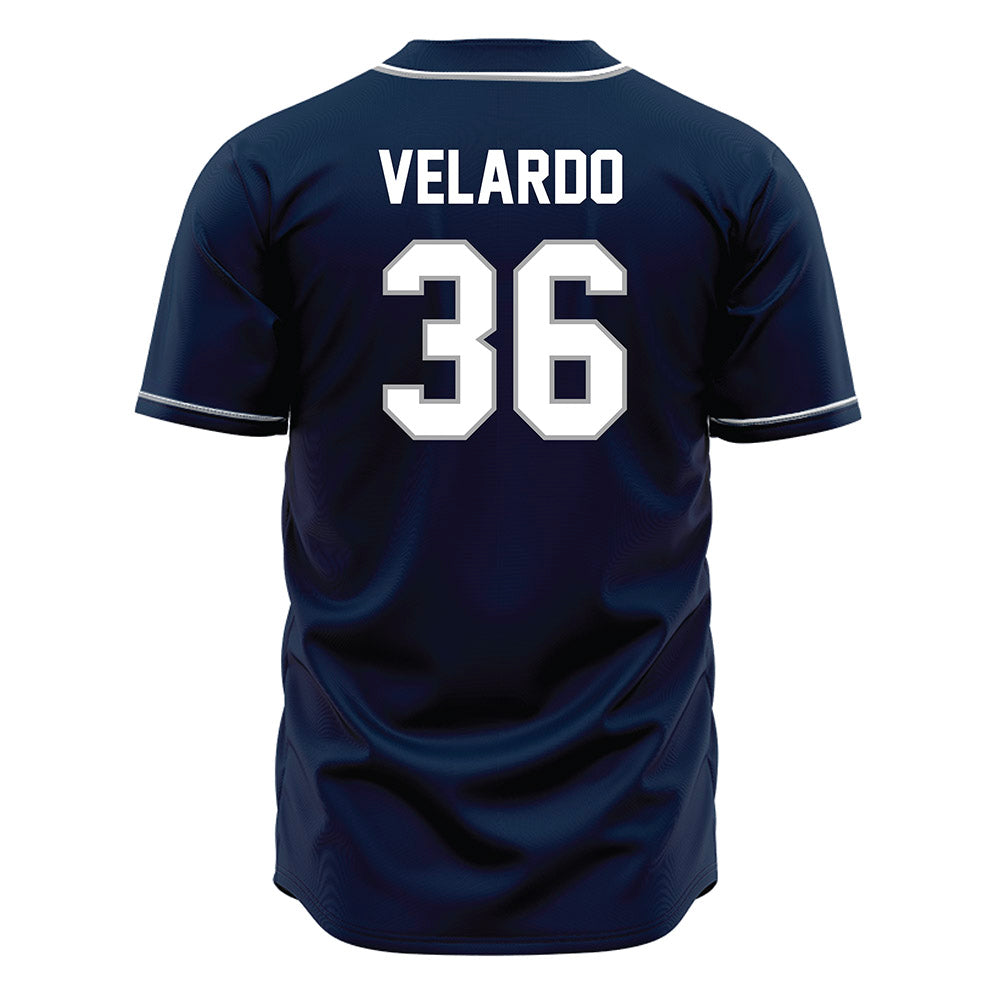 UNF - NCAA Baseball : Ty Velardo - Blue Jersey-1