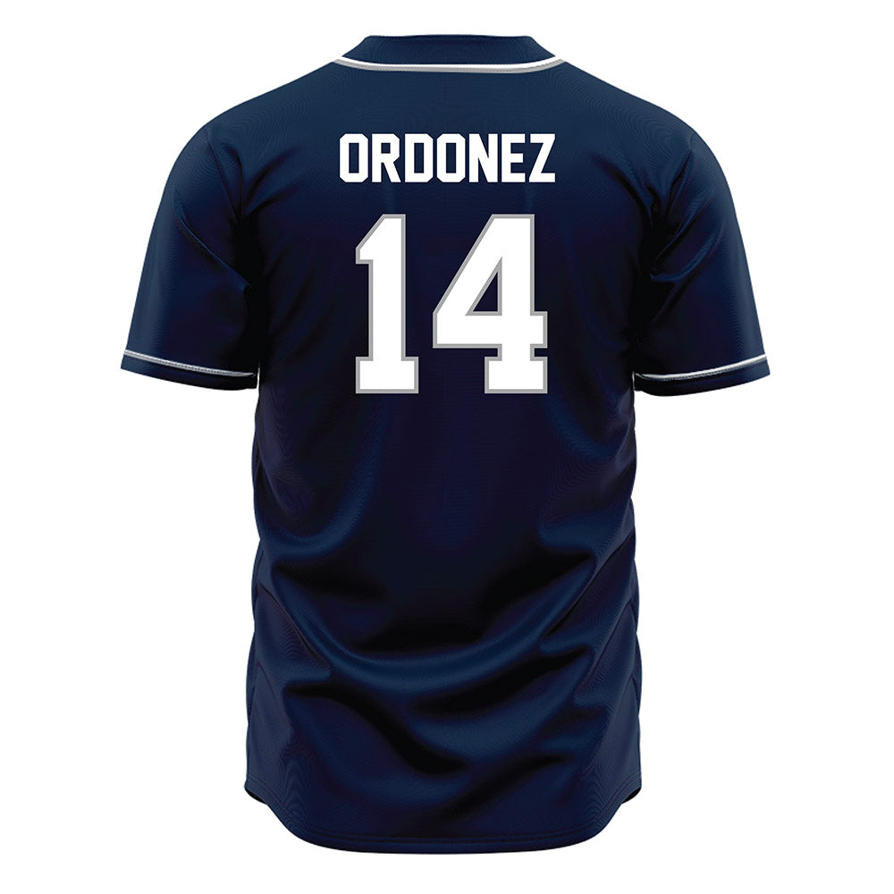 UNF - NCAA Baseball : Santiago Ordonez - Blue Jersey-1