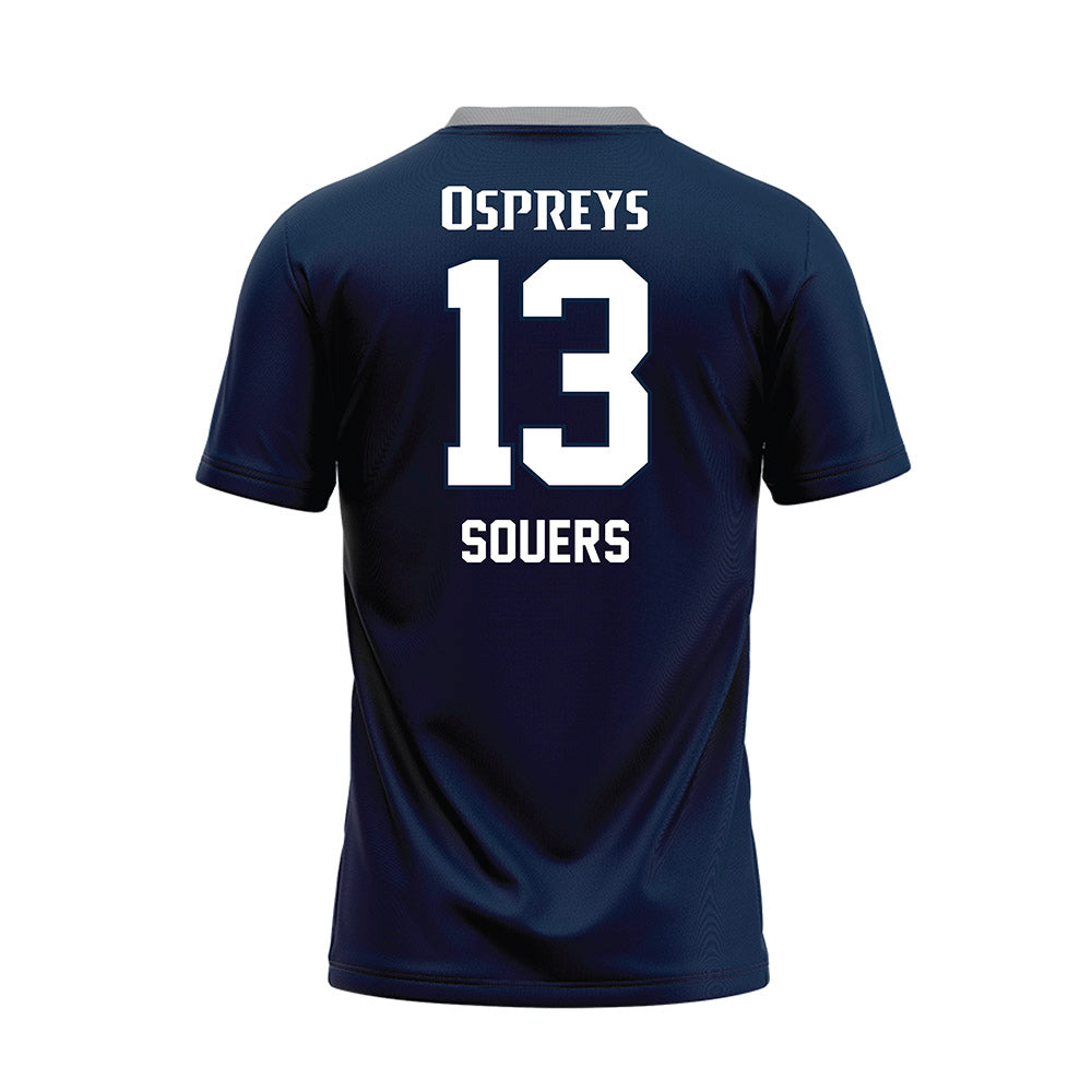 UNF - NCAA Women's Soccer : allison souers - Blue Jersey-1