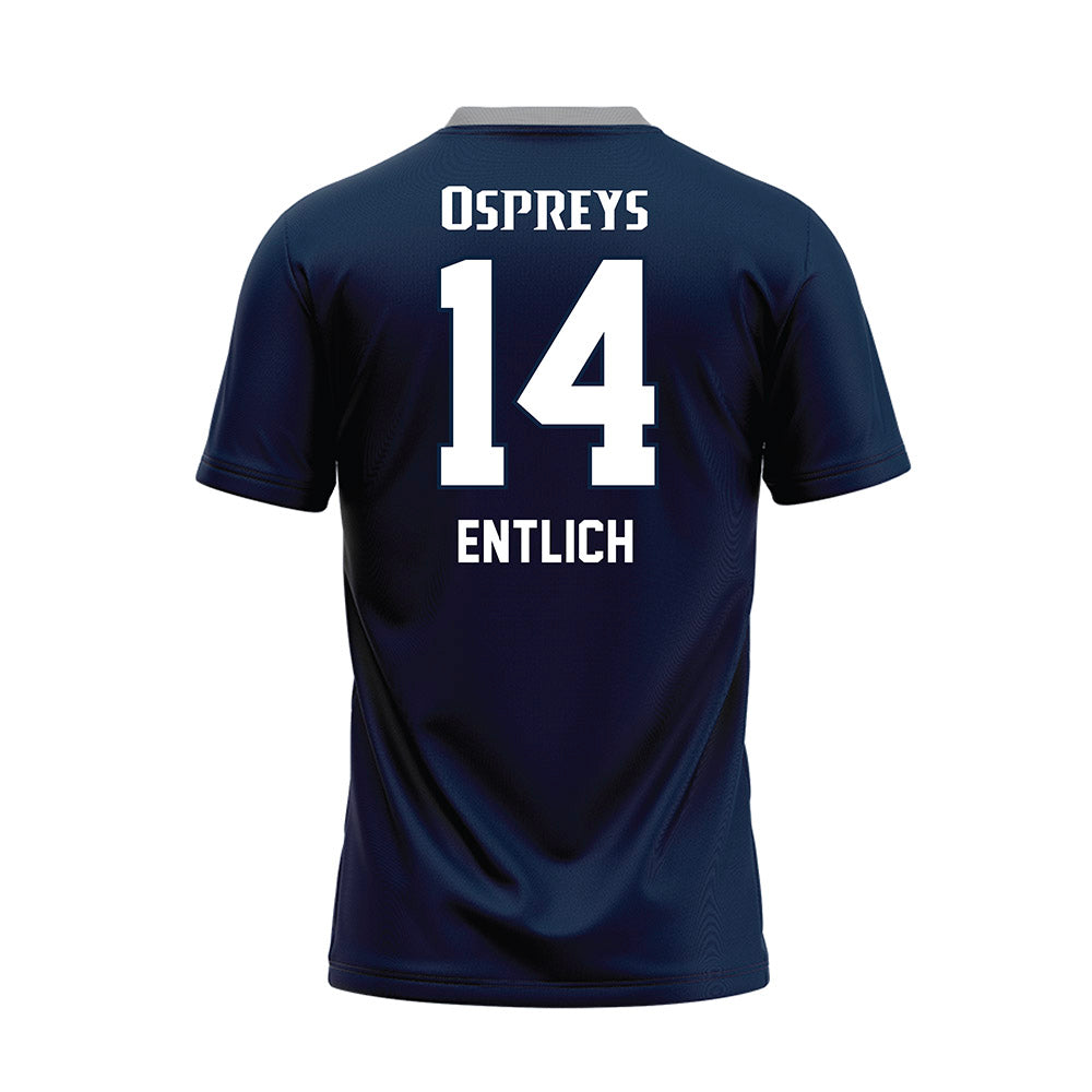 UNF - NCAA Women's Soccer : Katie Entlich - Blue Jersey-1