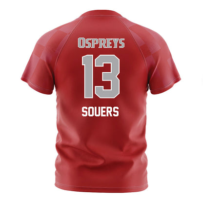 UNF - NCAA Women's Soccer : allison souers - Red Soccer Jersey-1