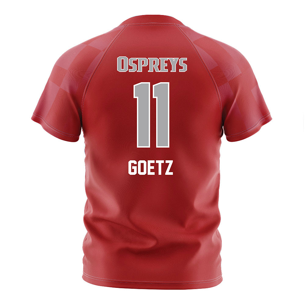 UNF - NCAA Women's Soccer : Sophia Goetz - Red Soccer Jersey-1