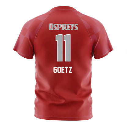 UNF - NCAA Women's Soccer : Sophia Goetz - Red Soccer Jersey-1