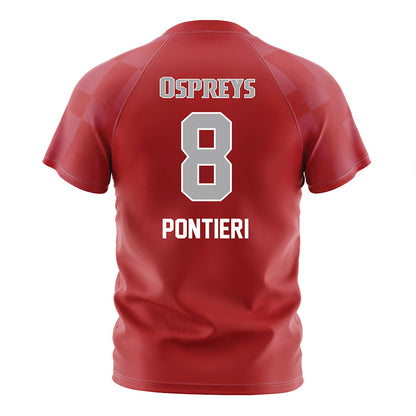 UNF - NCAA Women's Soccer : Bella Pontieri - Red Soccer Jersey-1