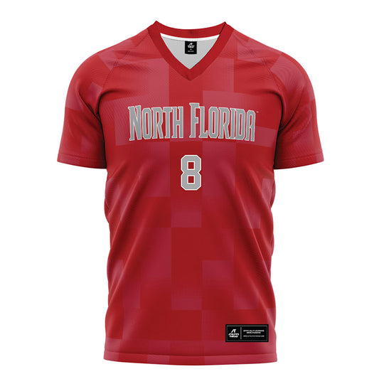 UNF - NCAA Women's Soccer : Bella Pontieri - Red Soccer Jersey-0